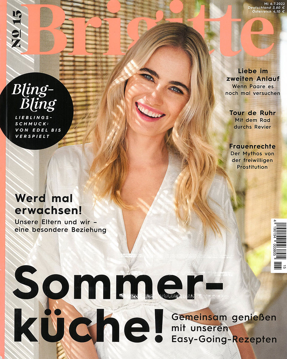 Brigitte Zeitschrift Ausgabe Juli 2022 Titelseite