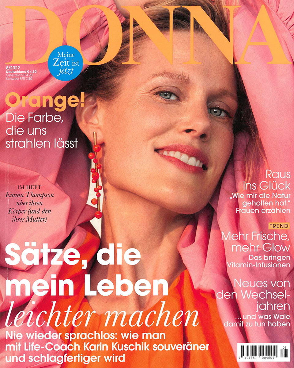 Donna Zeitschrift Ausgabe Nummer 8 2022 Titelseite