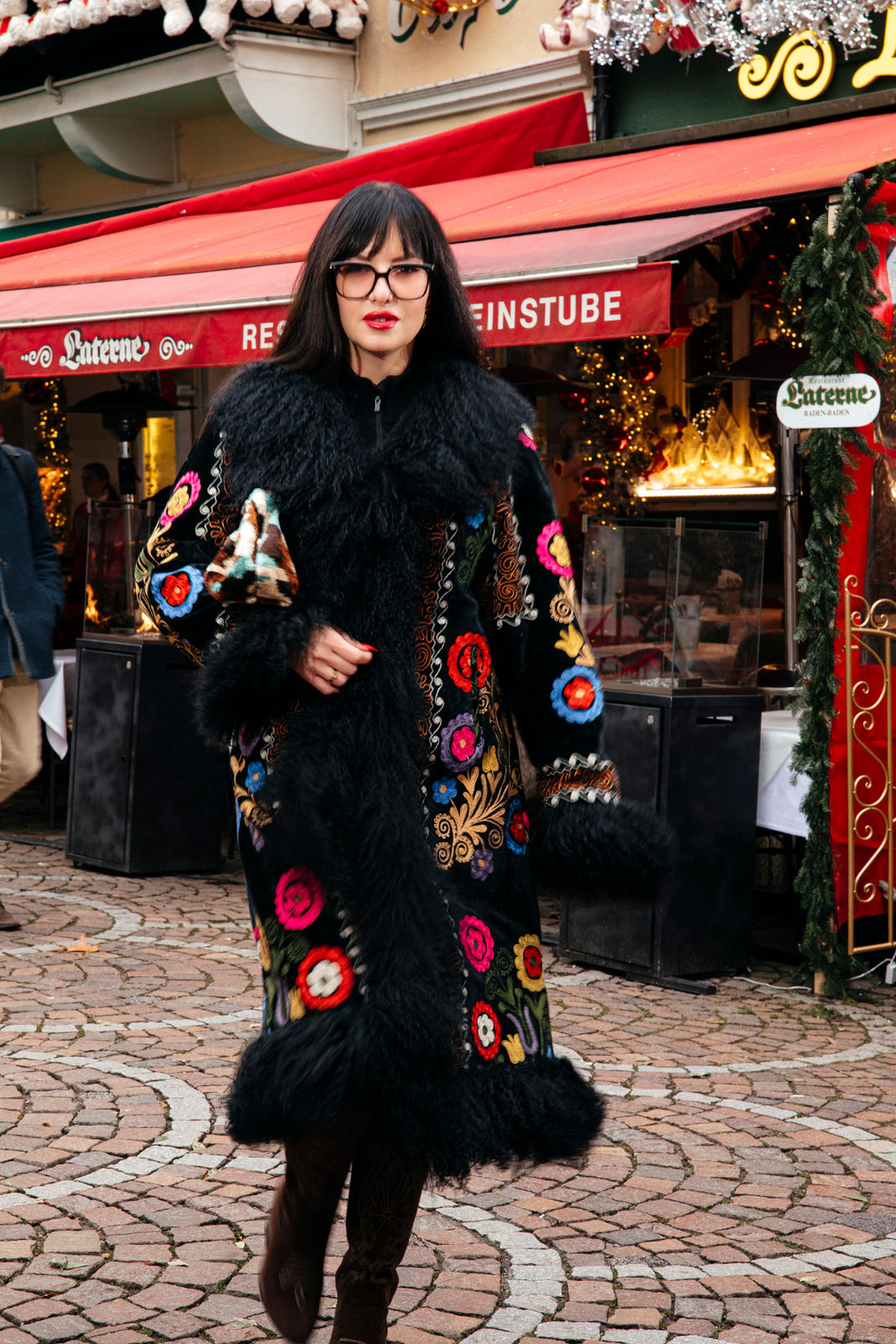 Bohemian Suzani-Mantel Raduga – Bild 2