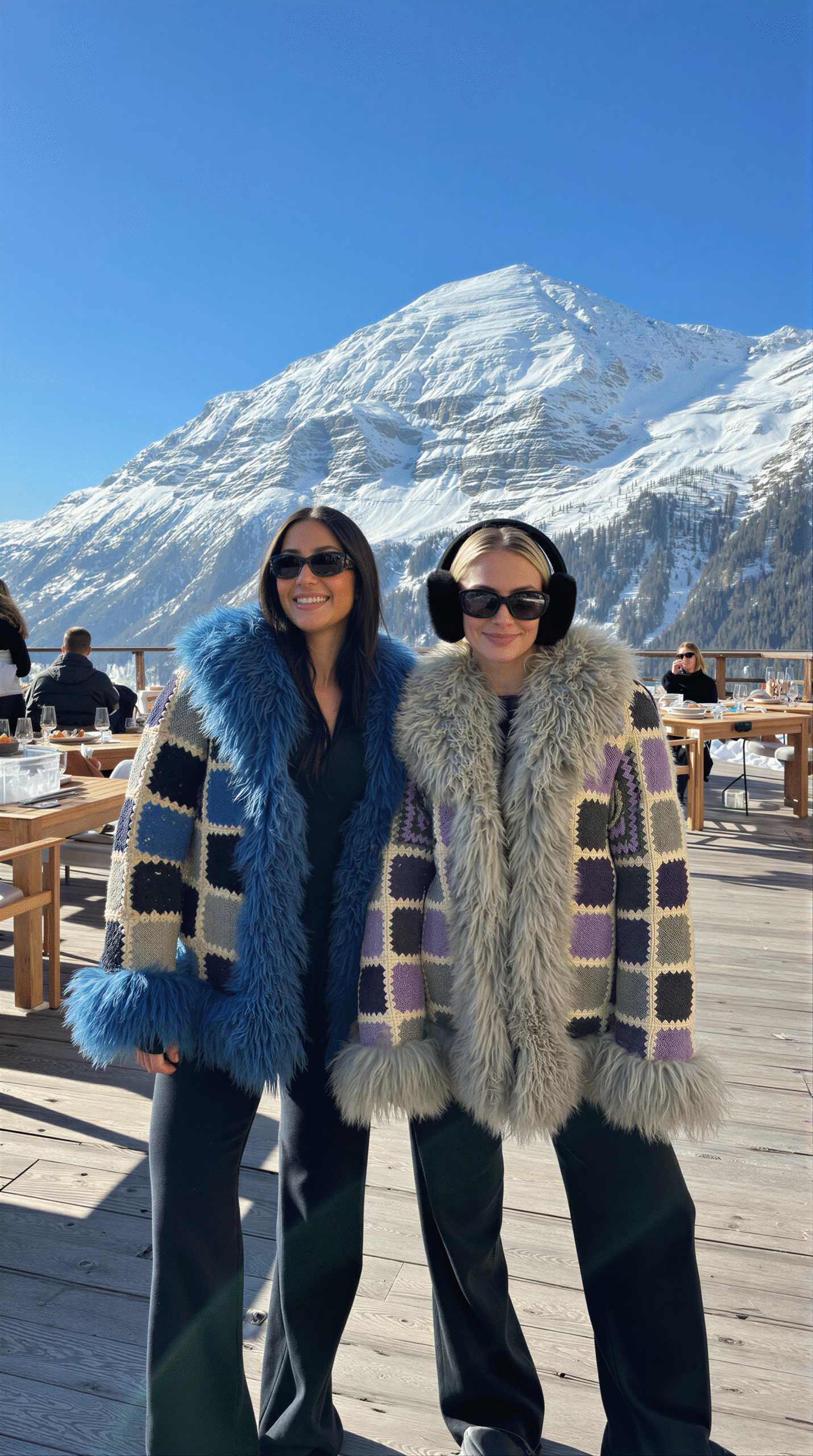 Bohemian Mantel Blue